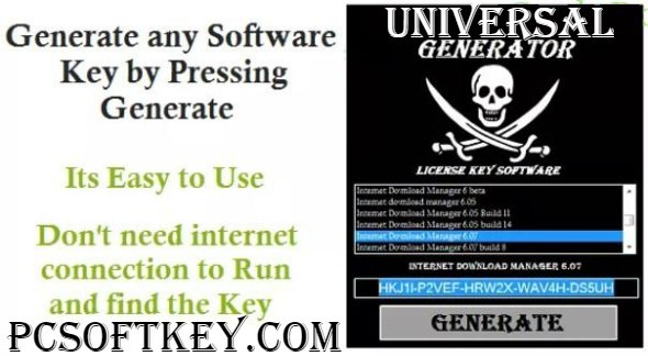 Universal keygen generator license key software online